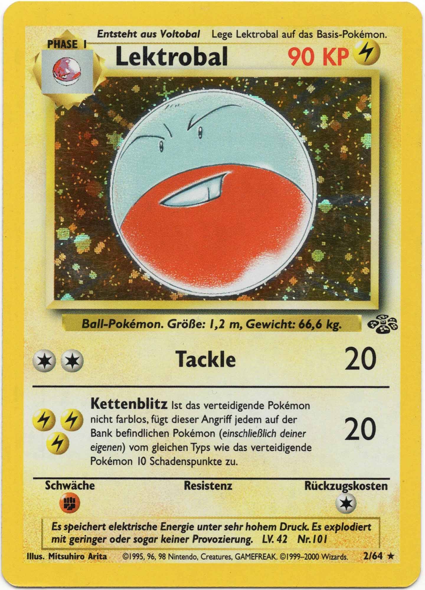 Lektrobal - 2/64 - Pokémon TCG (Lightly Played)
