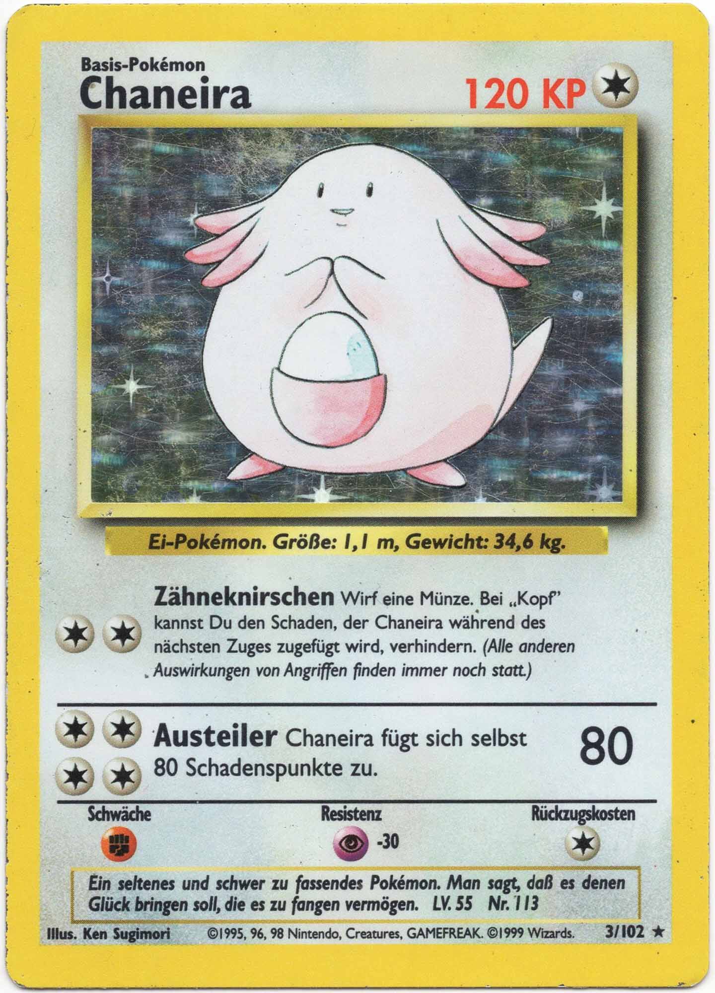 chaneira-3-102-poke-mon-tcg-moderately-played Chaneira - 3/102 - Pokémon TCG (Moderately Played)
