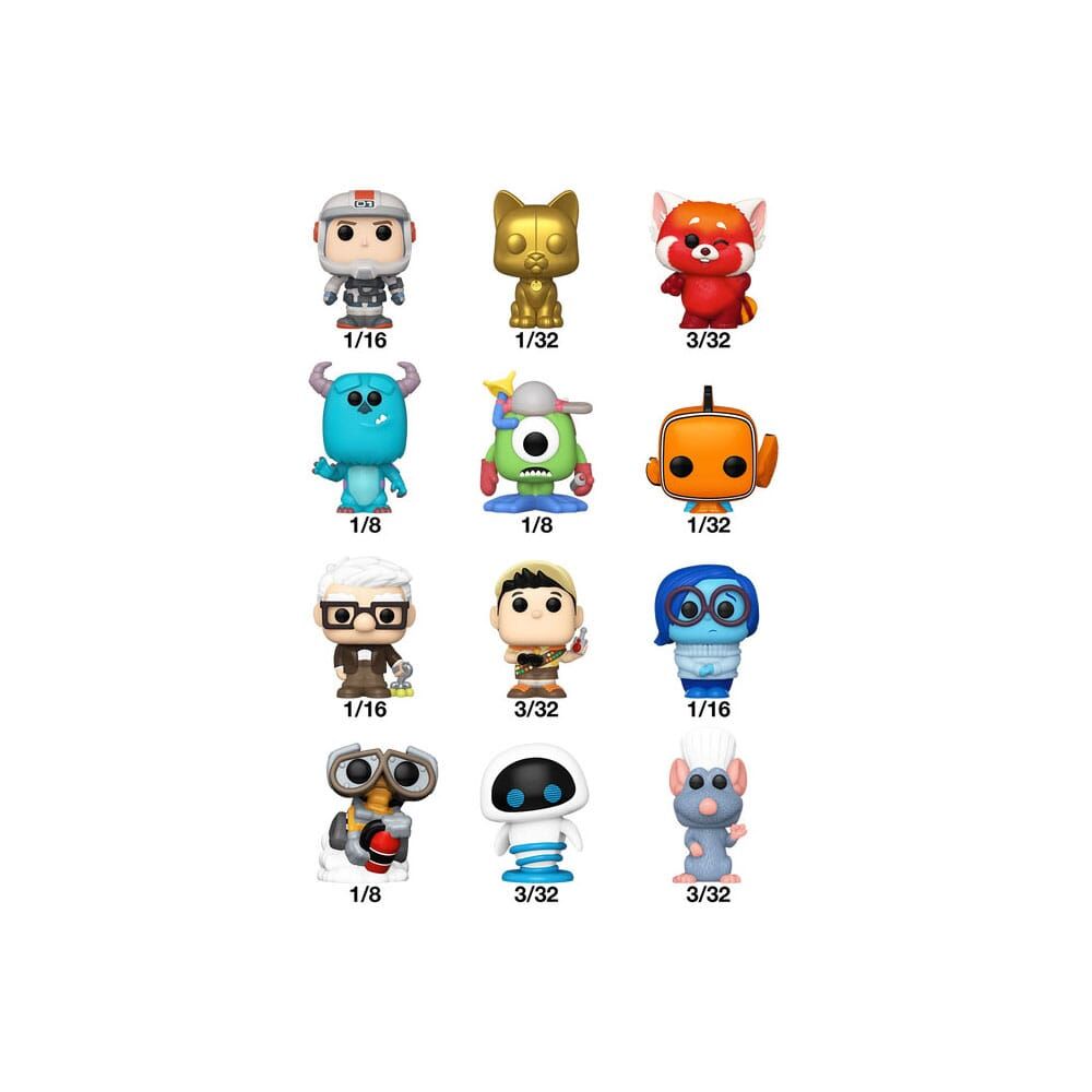 Pixar Bitty POP! Vinyl Figur Zufallsauswahl - 1 Mystery Pack - 2.5 cm