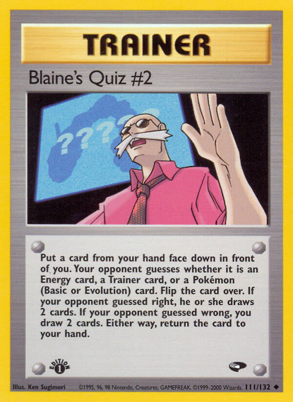 Blaine’s Quiz #2 - 111/132 - EN