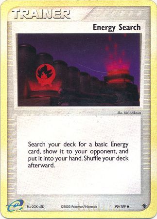 Energy Search - 90/109 - Reverse Holo - EN Energy Search - 90/109 - Reverse Holo - EN
