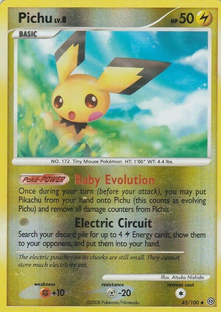 Pichu - 45/100 - Reverse Holo - EN Pichu - 45/100 - Reverse Holo - EN