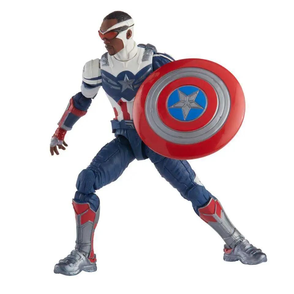 The Falcon and the Winter Soldier Marvel Legends Captain America Flight Gear Series Captain America Action Figure [Disney Plus]