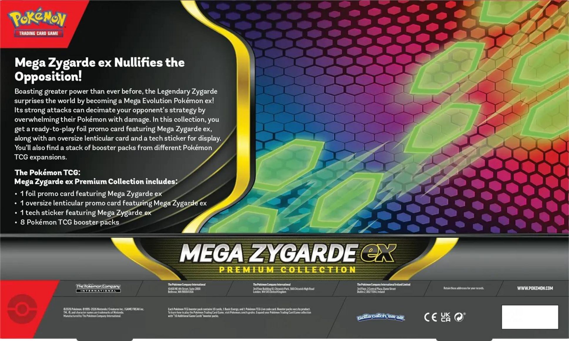 Pokémon TCG: Mega Zygarde ex Premium Collection - EN