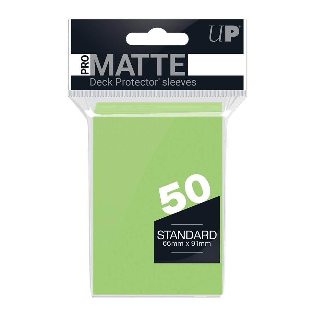 UP - PRO MATTE - Non Glare - Standard Sleeves Lime Green (50) UP - PRO MATTE - Non Glare - Standard Sleeves Lime Green (50)