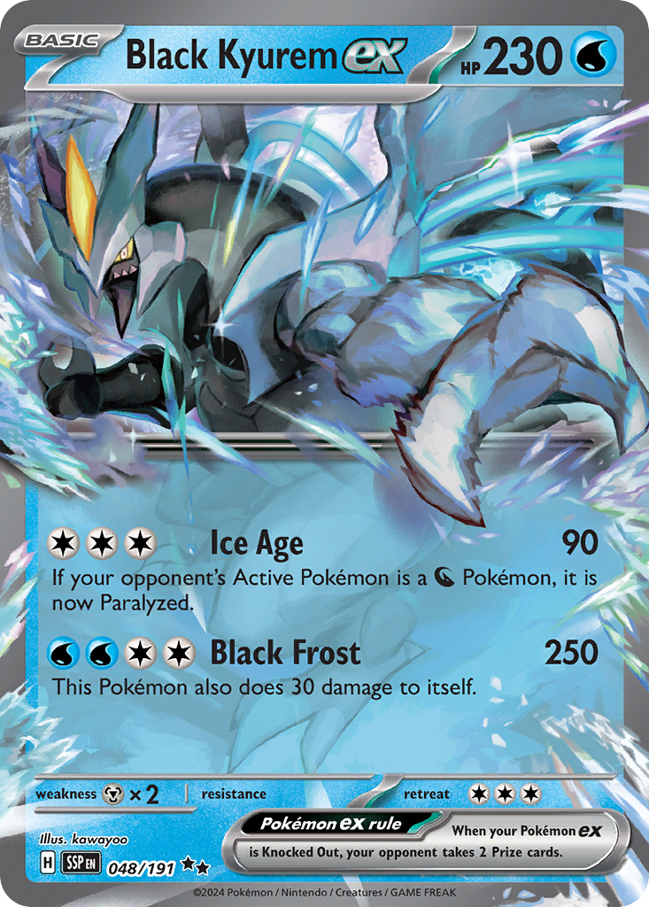 Black Kyurem ex - 048/191 - EN