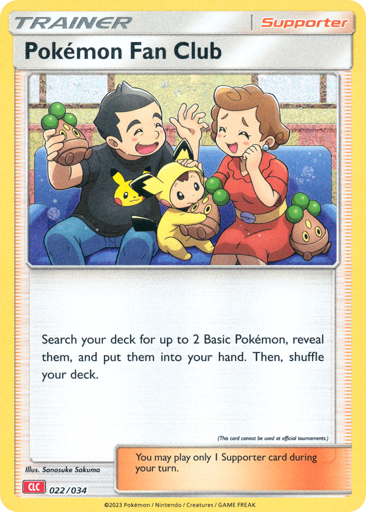 Pokémon Fan Club - 022/34 - EN Pokémon Fan Club - 022/34 - EN