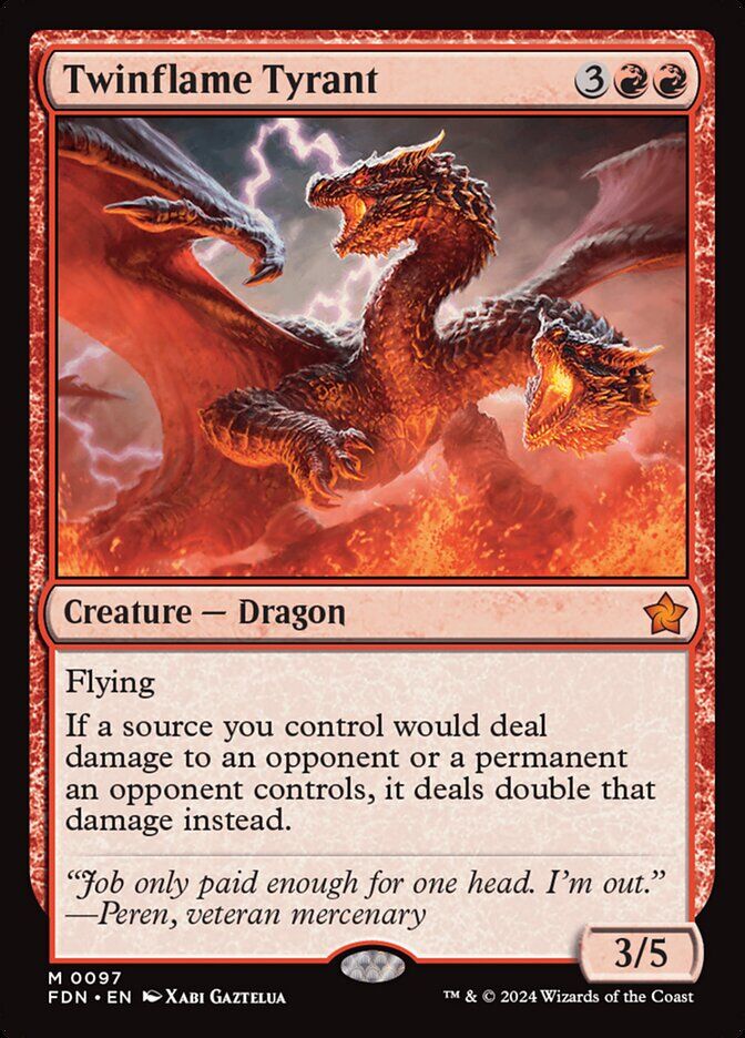 Twinflame Tyrant - FDN 97 - Normal - EN - NM