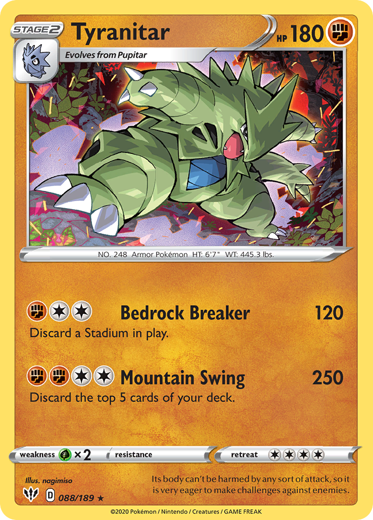 Tyranitar - 088/189 - EN Tyranitar - 088/189 - EN
