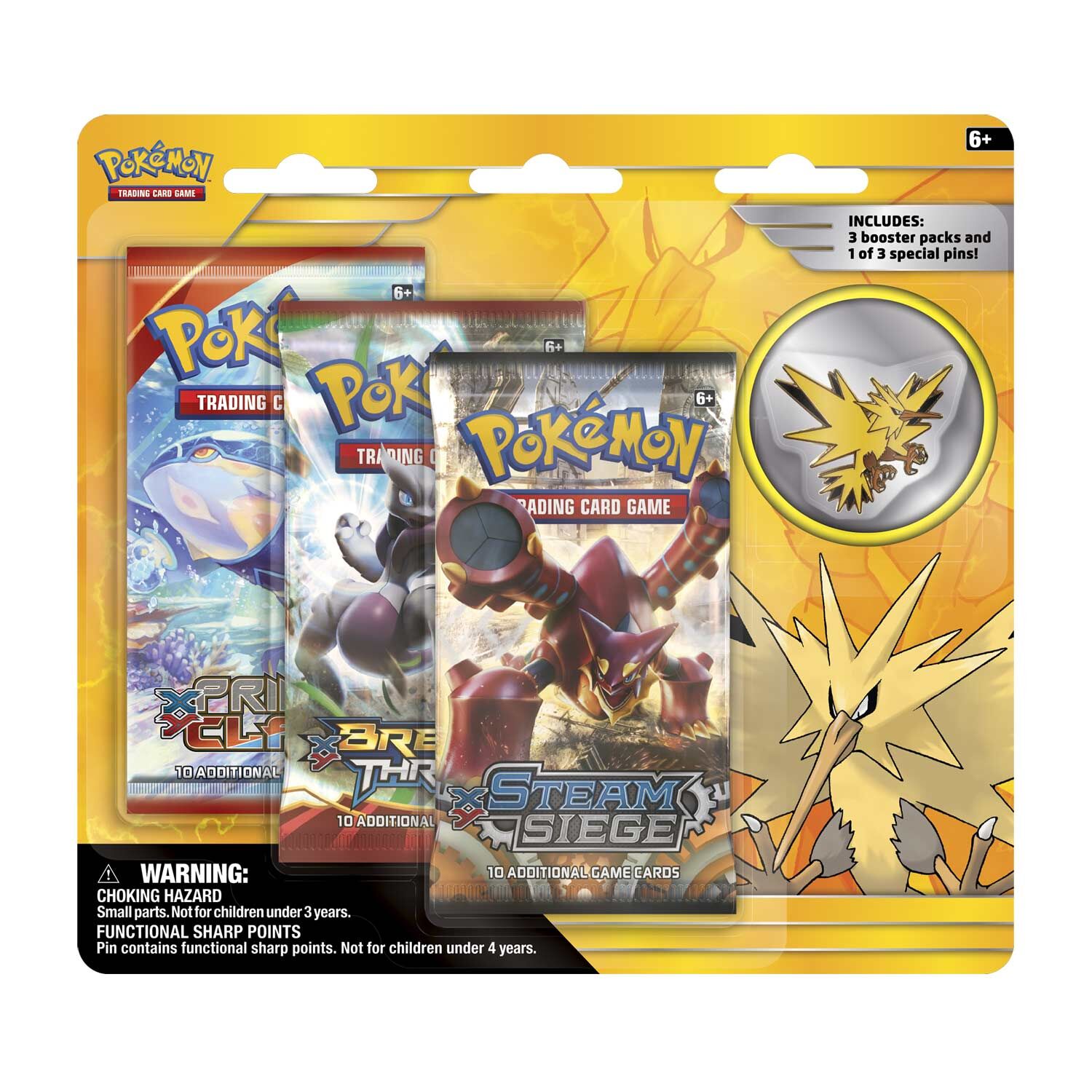 Pokémon Zapdos Pin Collection Blister