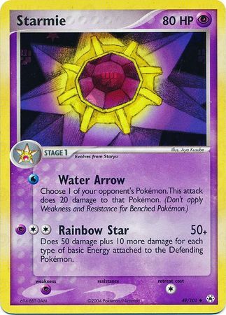 Starmie - 49/101 - Reverse Holo - EN