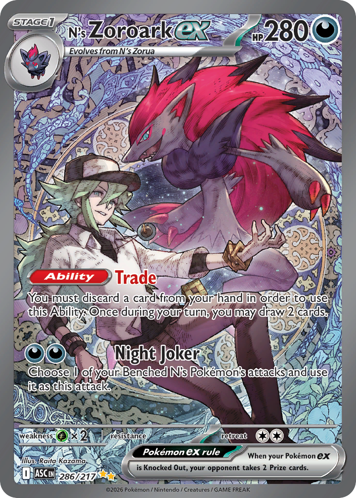 N’s Zoroark ex - 286/217 - EN