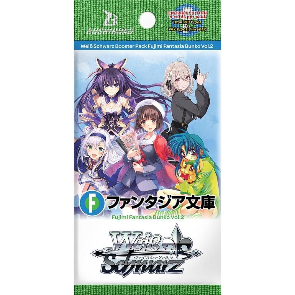 Fujimi Fantasia Bunko VOL.2 Booster Pack - Weiss Schwarz TCG - EN Fujimi Fantasia Bunko VOL.2 Booster Pack - Weiss Schwarz TCG - EN