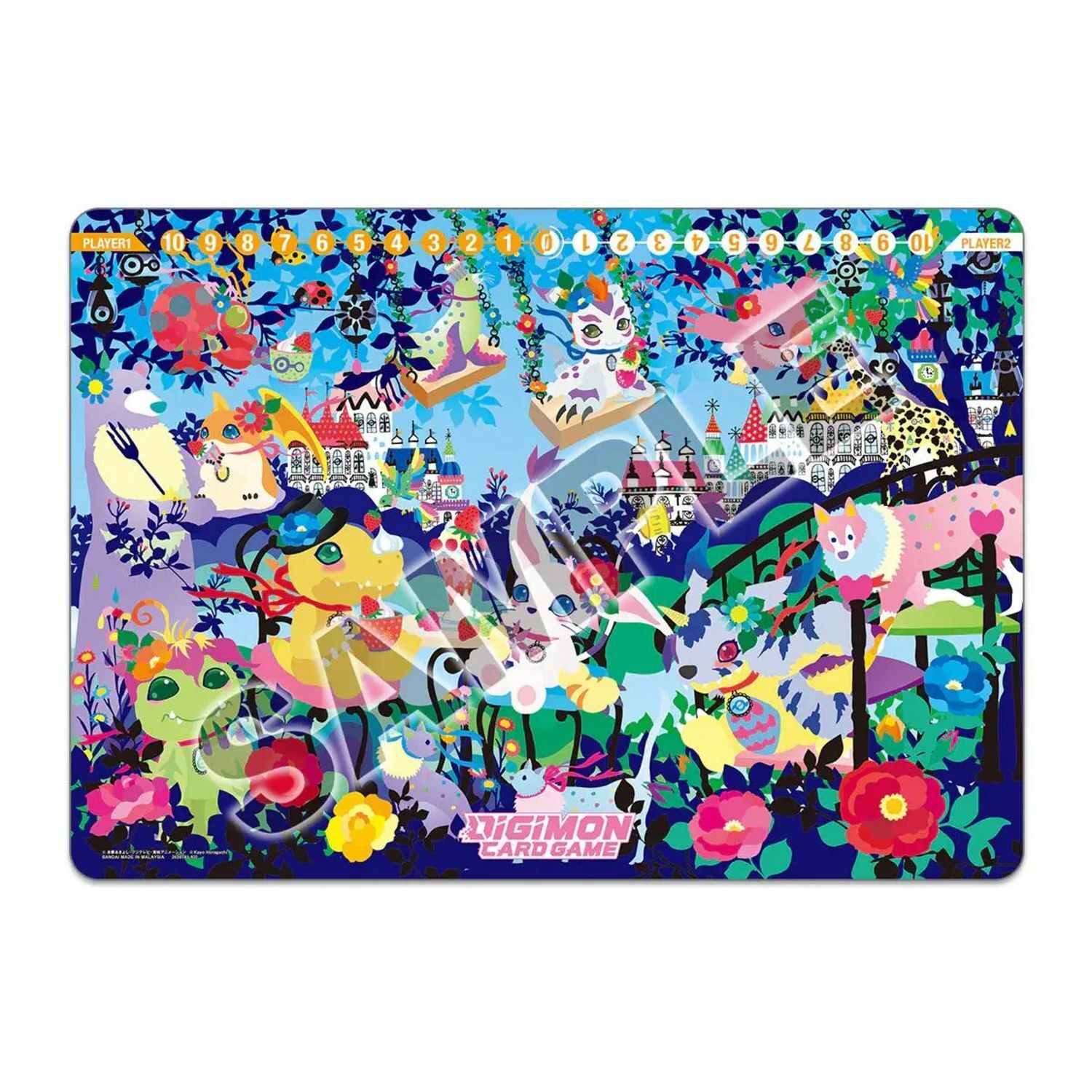 Playmat and Card Set 2 Floral Fun [PB-09] - Digimon Card Game - EN