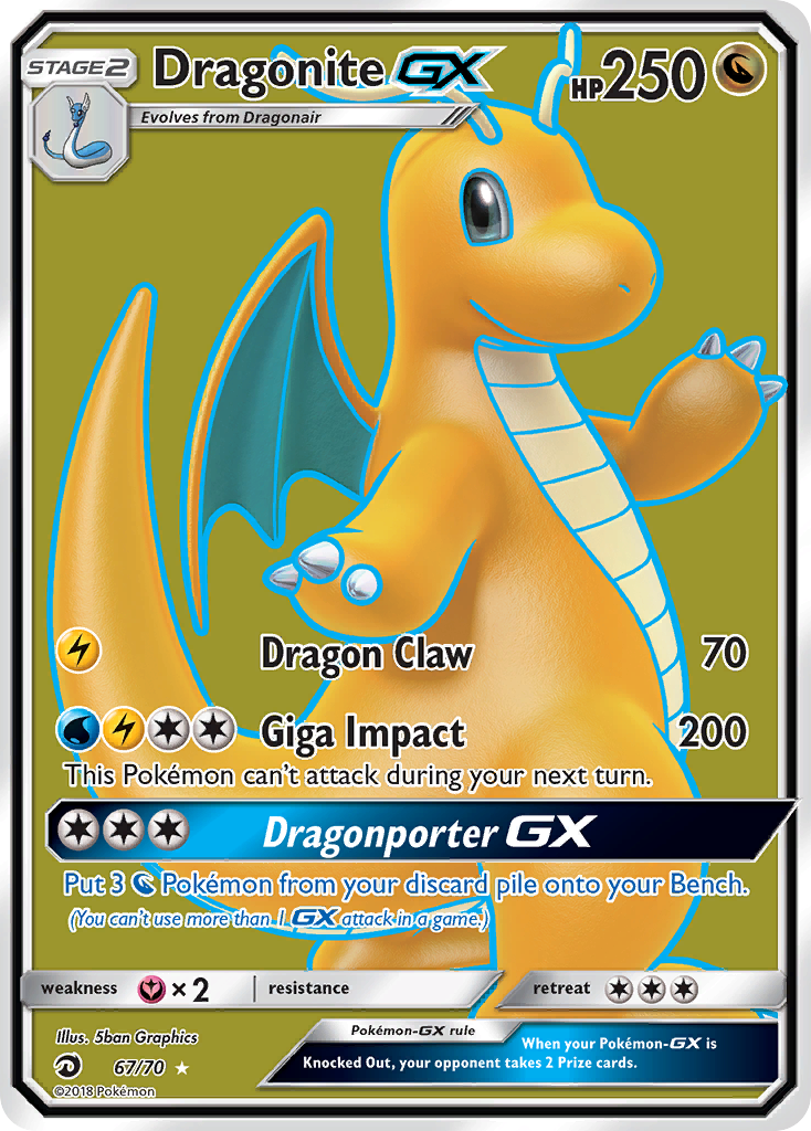 Dragonite-GX - 67/70 - EN Dragonite-GX - 67/70 - EN