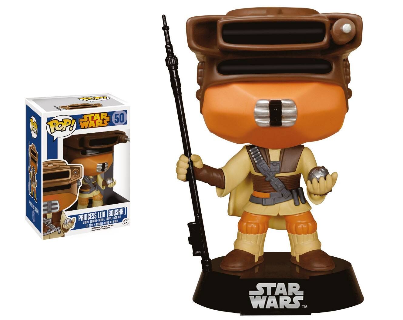 Star Wars POP! Vinyl Wackelkopf-Figur Princess Leia 9 cm