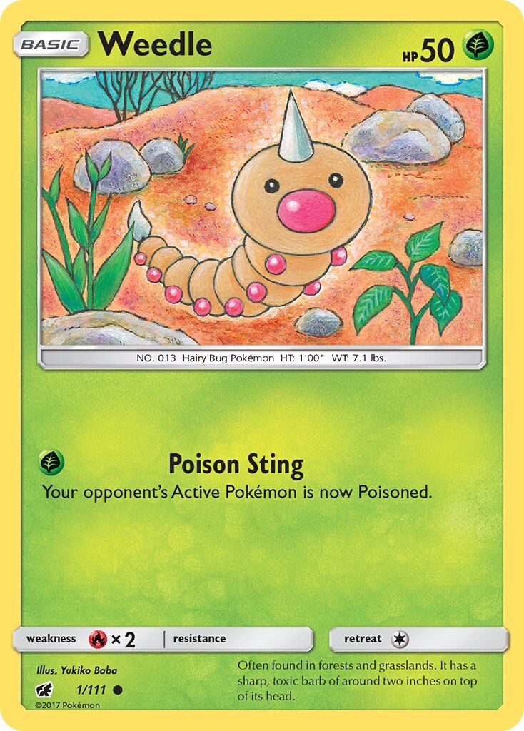 Weedle - 1/111 - EN