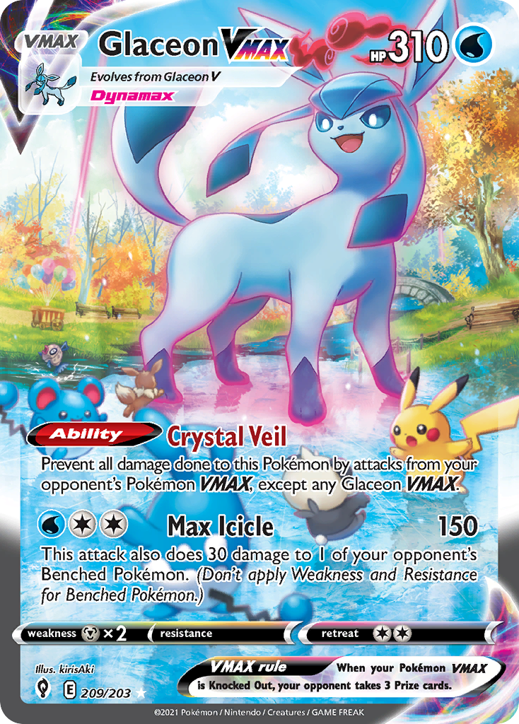 Glaceon VMAX - 209/237 - EN Glaceon VMAX - 209/237 - EN