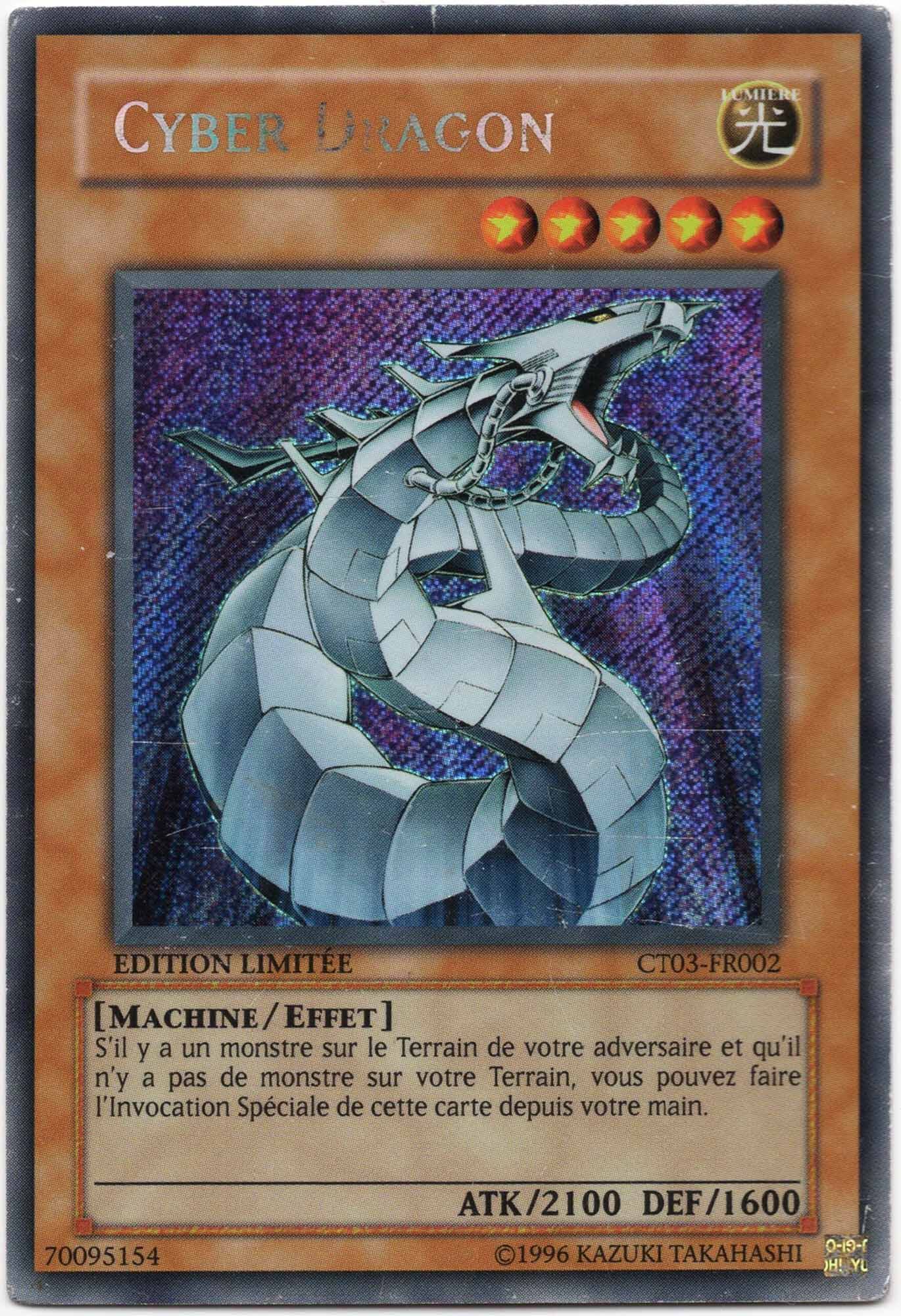 cyber-dragon-ct03-fr002-secret-rare-edition-limit-e-moderately-played Cyber Dragon - CT03-FR002 - Secret Rare - Edition Limitée (Moderately Played)
