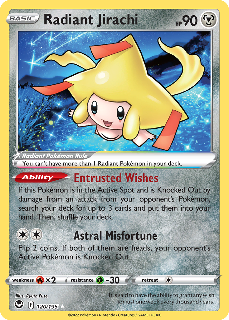 Radiant Jirachi - 120/195 - EN