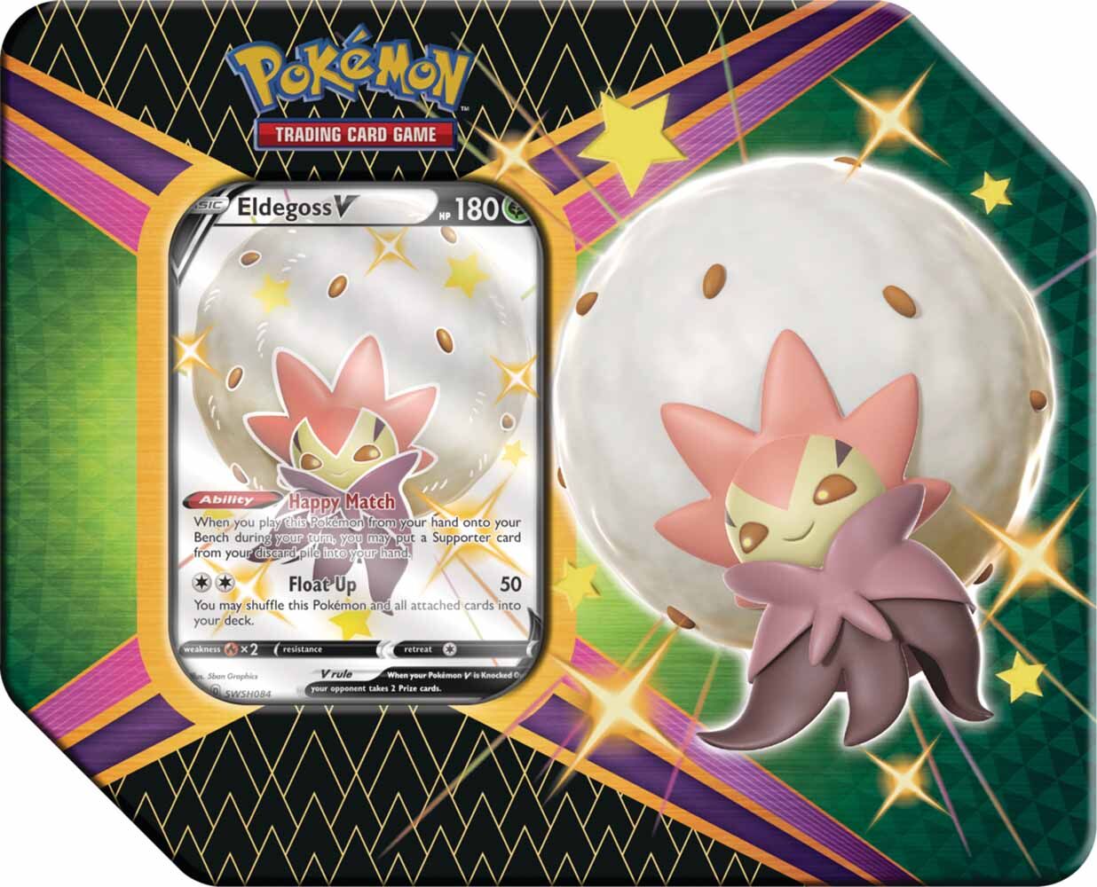 Pokémon Shining Fates Eldegoss-V Tin Box - EN