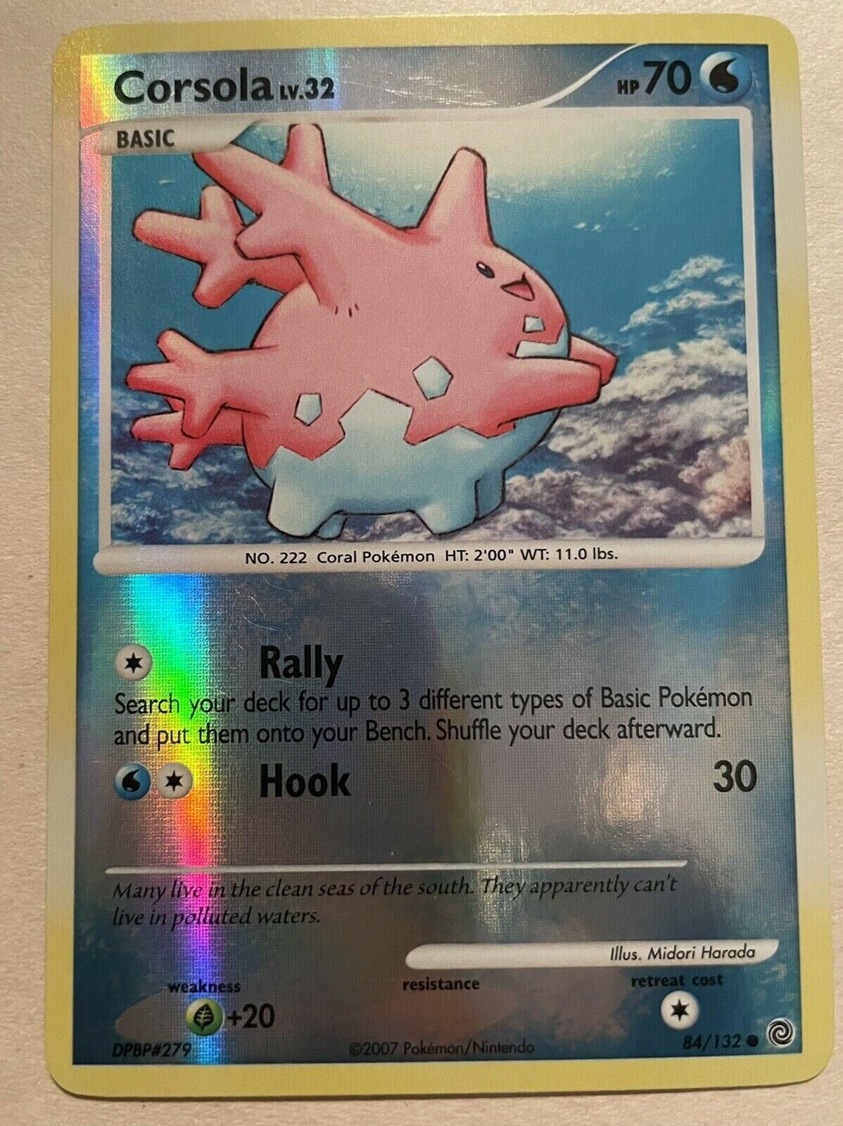 Corsola - 84/132 - Reverse Holo - EN Corsola - 84/132 - Reverse Holo - EN