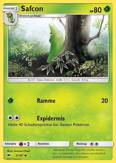 safcon-pok-mon-tcg Safcon 002/147 - Pokémon TCG