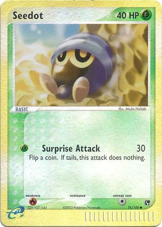 Seedot - 76/100 - Reverse Holo - EN