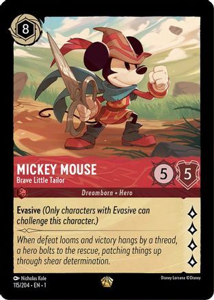 Mickey Mouse - Brave Little Tailor - 115/204 - EN