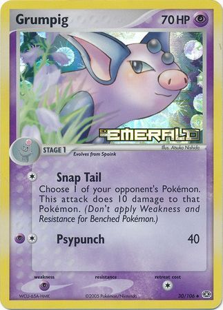 Grumpig - 30/106 - Reverse Holo - EN
