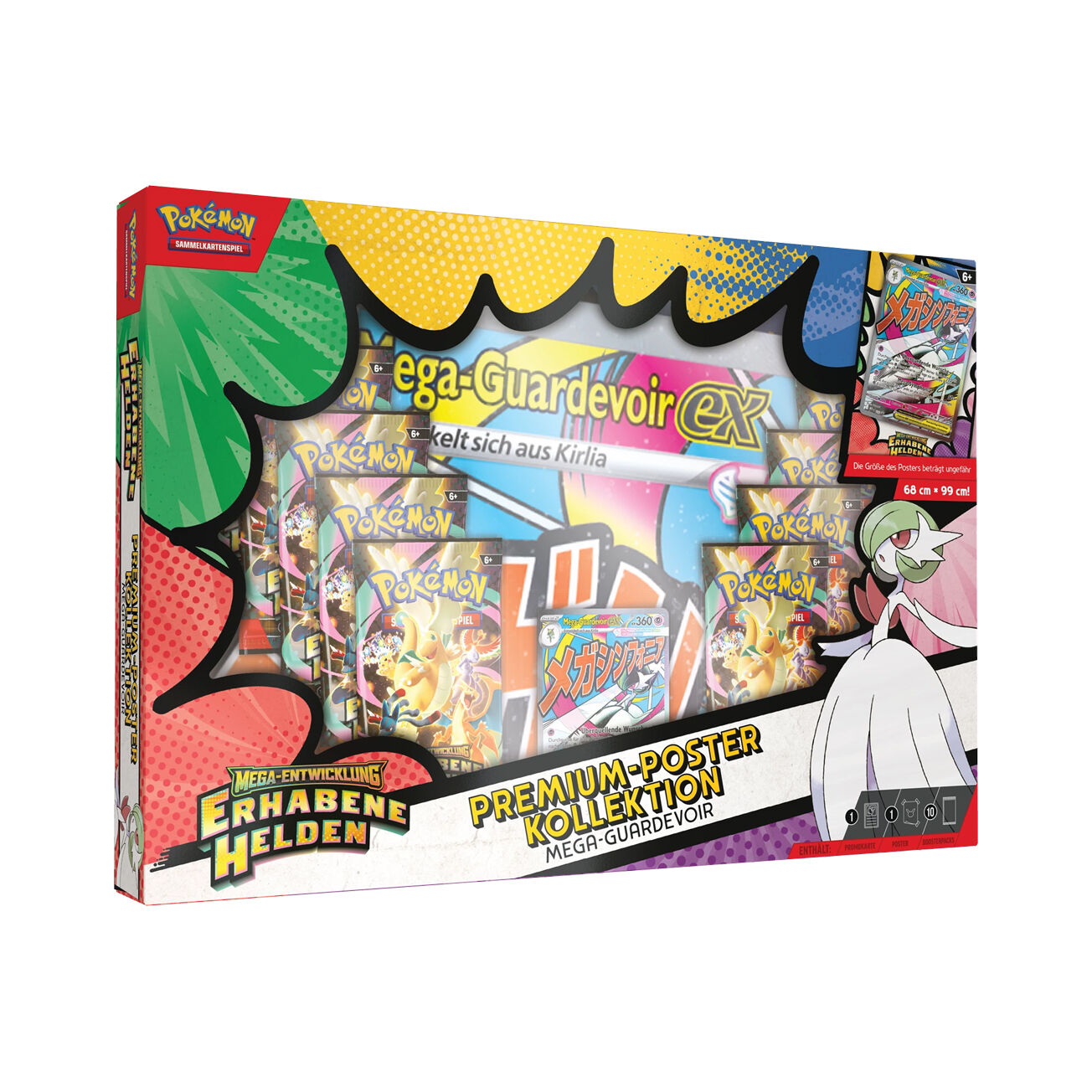Mega-Entwicklung Erhabene Helden 2.5 - Mega-Guardevoir ex Premium-Poster Kollektion - DE Mega-Entwicklung Erhabene Helden 2.5 - Mega-Guardevoir ex Premium-Poster Kollektion - DE