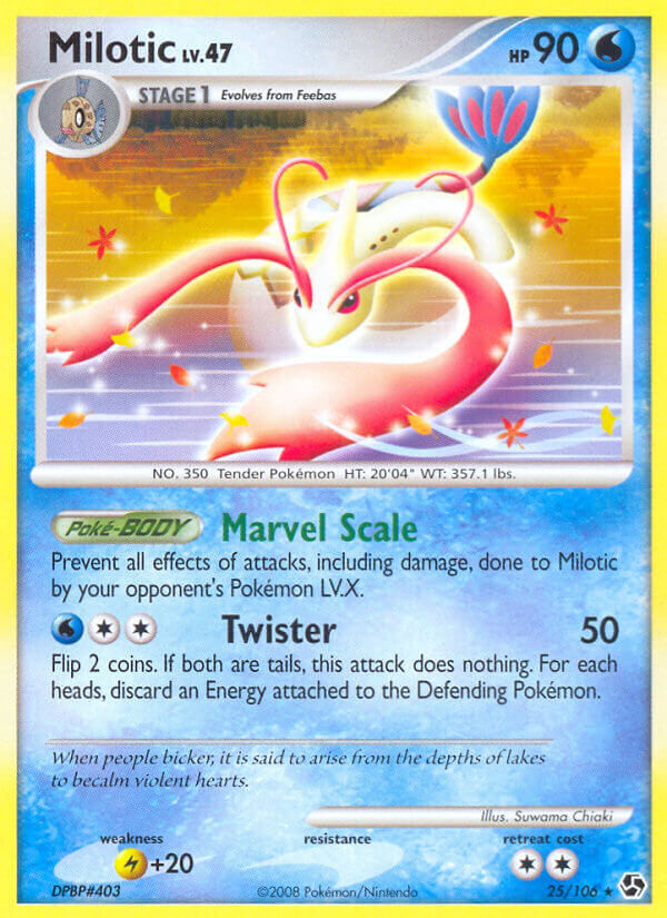 Milotic - 25/106 - Reverse Holo - EN