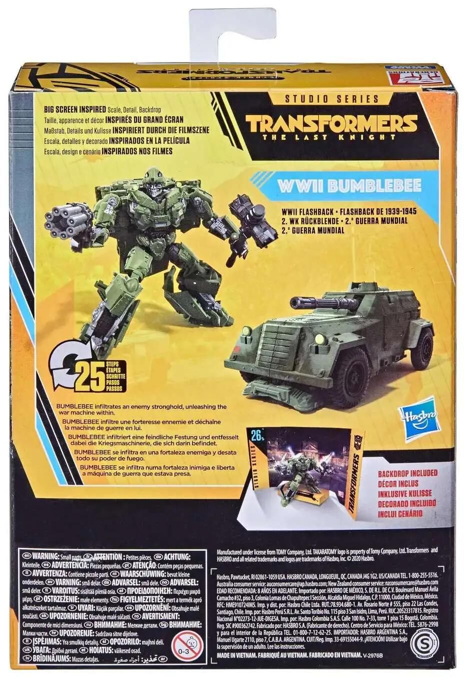 Transformers Buzzworthy Bumblebee Studio Series WWII Bumblebee Deluxe Action Figure [26]
