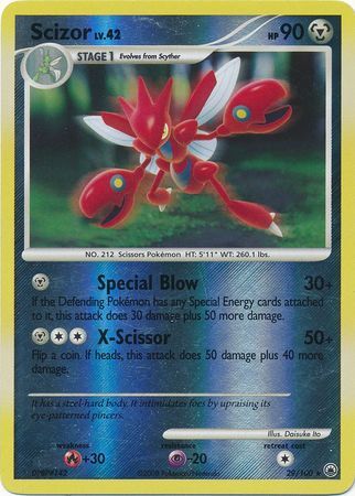 Scizor - 29/100 - Reverse Holo - EN Scizor - 29/100 - Reverse Holo - EN