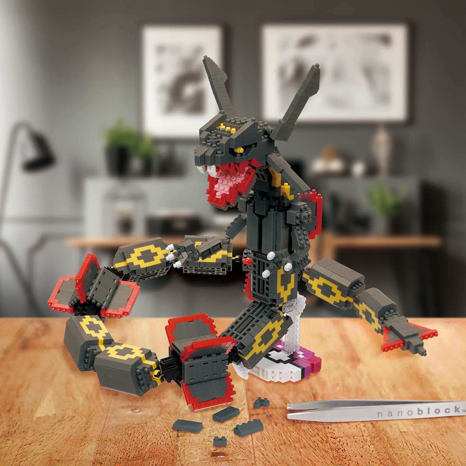 Pokémon Nanoblock Black Rayquaza Deluxe Edition