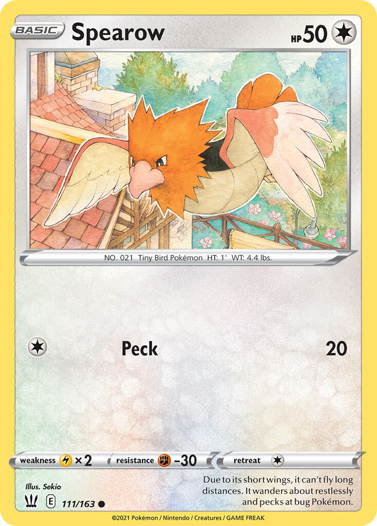 Spearow - 111/163 - EN Spearow - 111/163 - EN