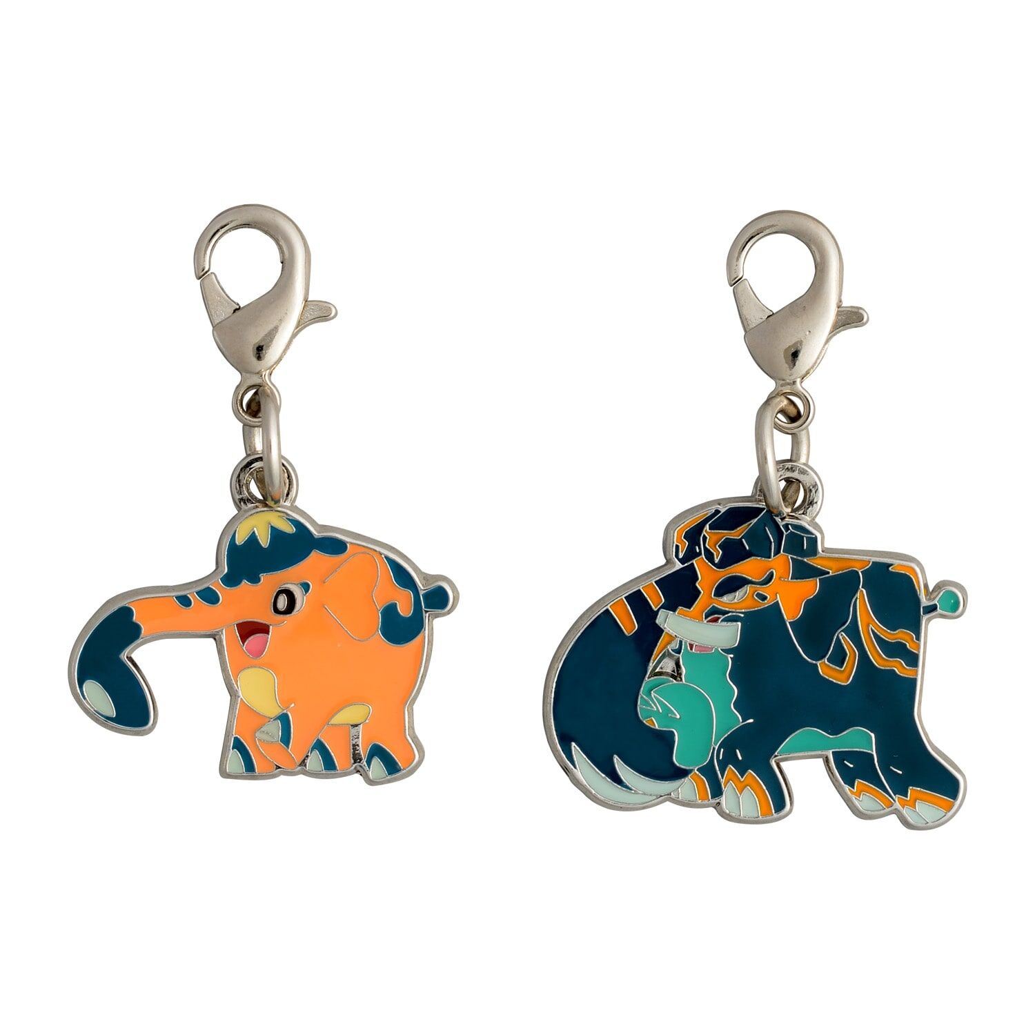 Pokemon Center - Cufant, Copperajah Schlüsselanhänger - 2 Stück