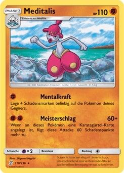 Meditalis 110/236 - Pokémon TCG