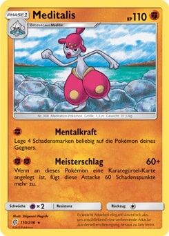 meditalis-pok-mon-tcg Meditalis 110/236 - Pokémon TCG