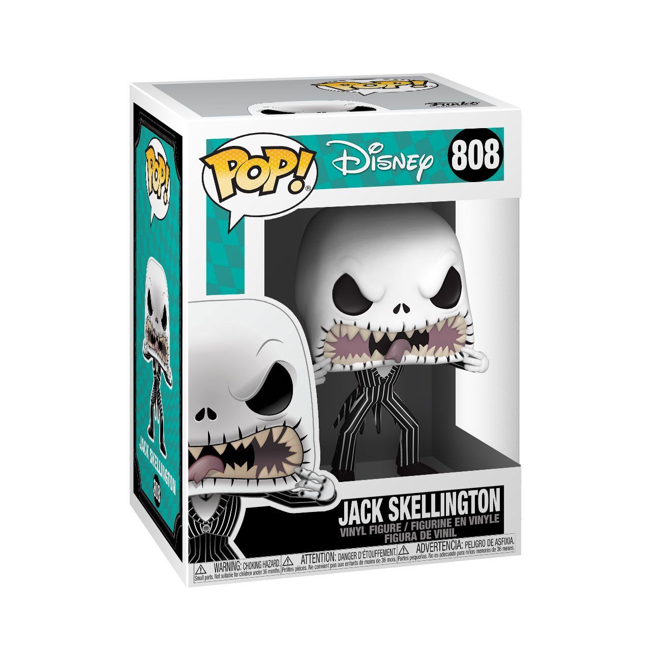 Nightmare before Christmas POP! Disney Vinyl Figur Jack - Scary Face 9cm