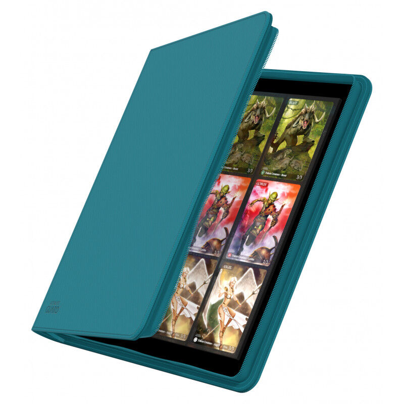 Ultimate Guard Ordner QuadRow ZipFolio 480 - 24-Pocket XenoSkin Petrolblau