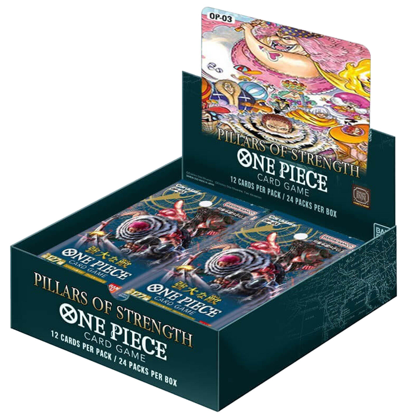 Pillars Of Strength OP-03 Booster Display (24) - One Piece Card Game - EN