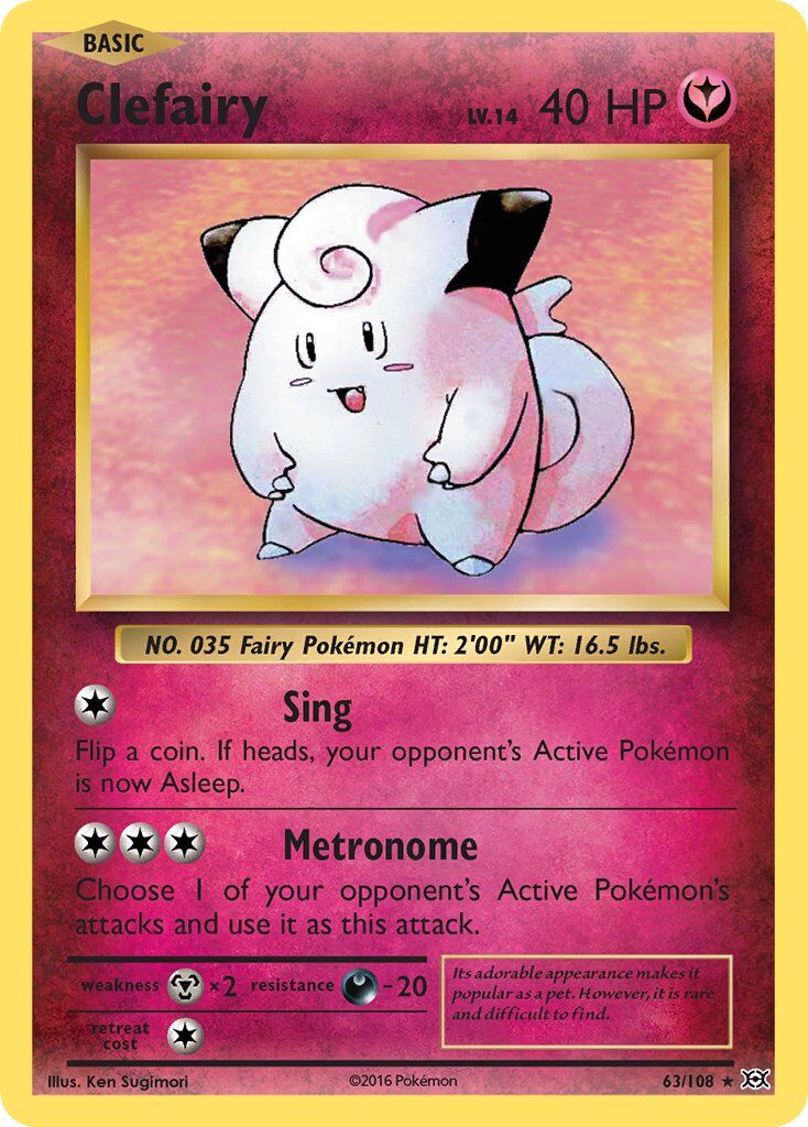 Clefairy - 63/108 - EN Clefairy - 63/108 - EN