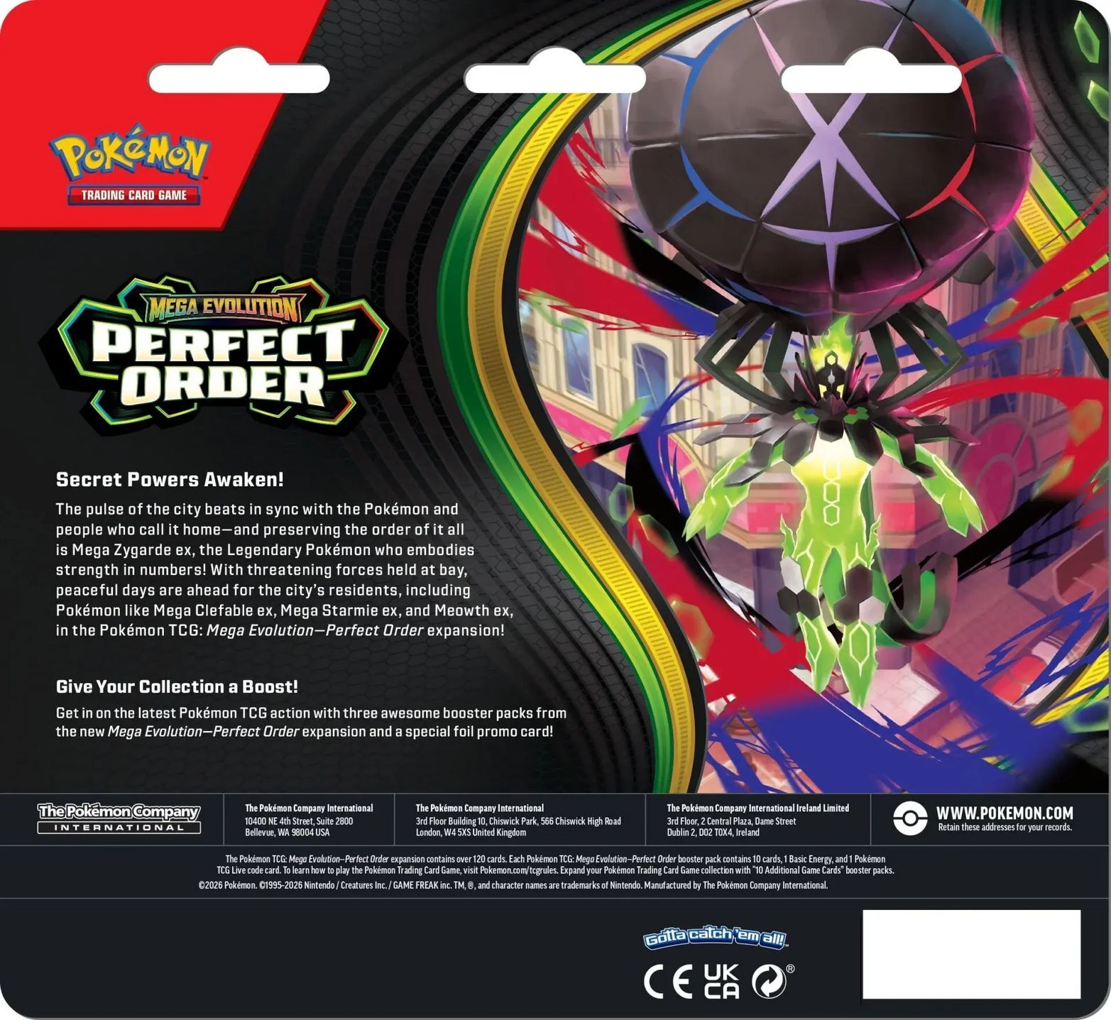 Pokémon TCG: Mega Evolution (ME03) - Perfect Order Chikorita 3-Pack Blisters - EN