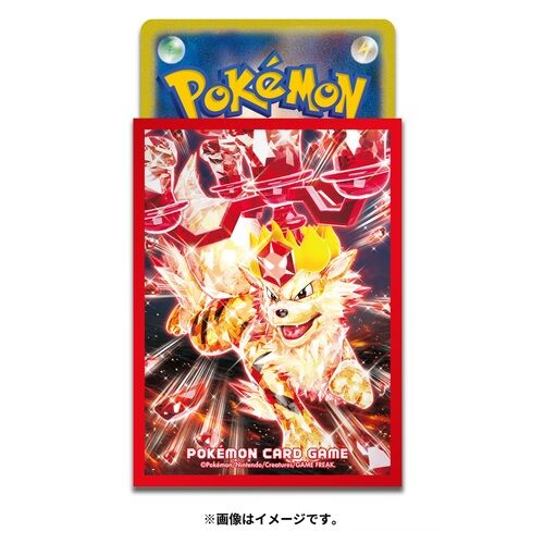 Pokemon Center Original Deck Sleeves Terastal Arcanine