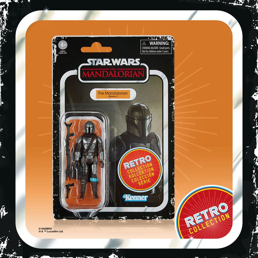 Star Wars The Mandalorian Retro Collection Actionfigur 2022 The Mandalorian 10 cm