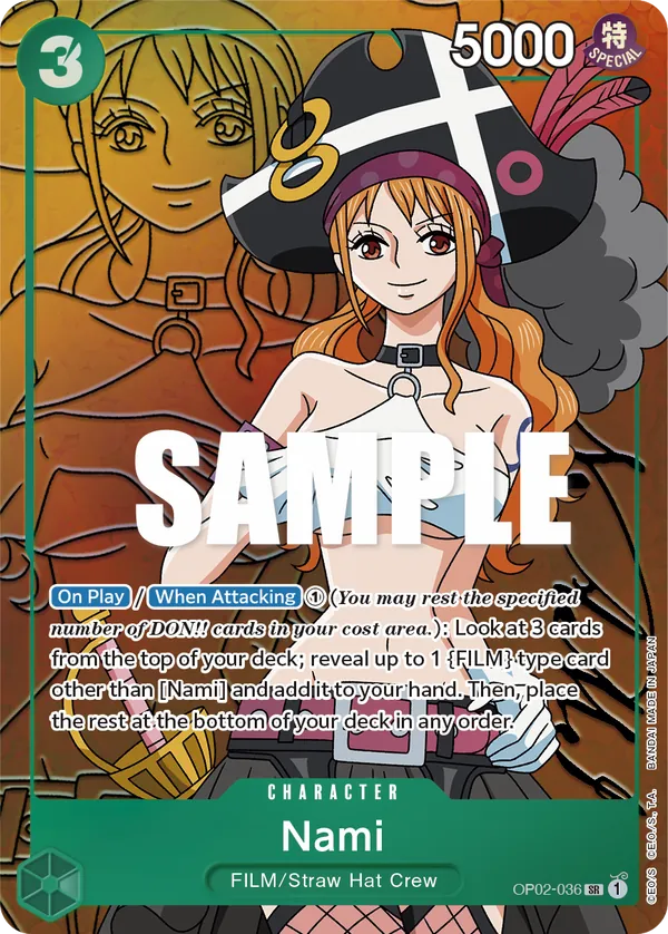 Nami - OP02-036 - Alternate Art