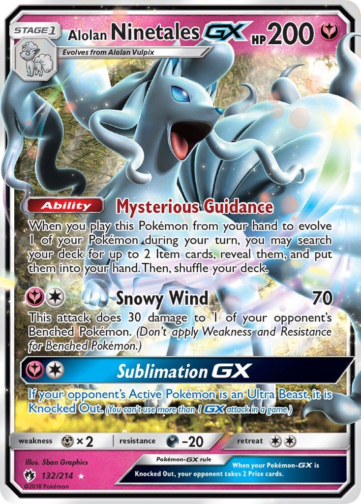 Alolan Ninetales-GX - 132/214 - EN Alolan Ninetales-GX - 132/214 - EN