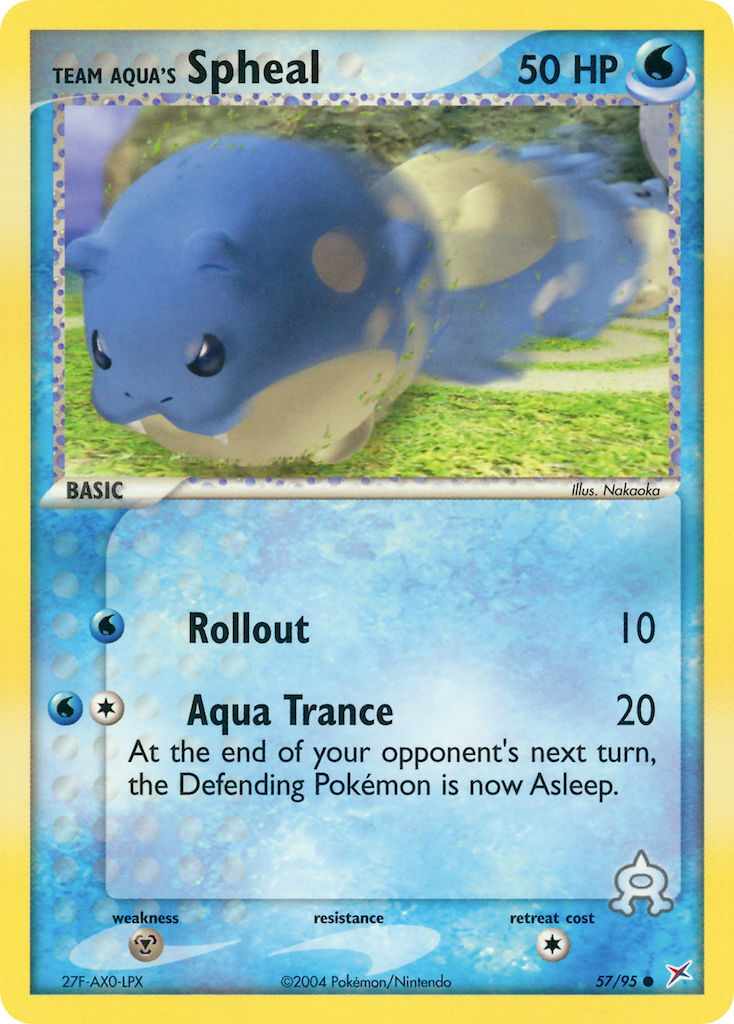 Team Aqua’s Spheal - 57/95 - EN Team Aqua’s Spheal - 57/95 - EN