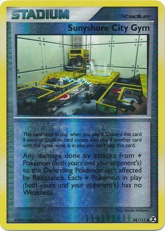 Sunyshore City Gym - 94/111 - Reverse Holo - EN Sunyshore City Gym - 94/111 - Reverse Holo - EN